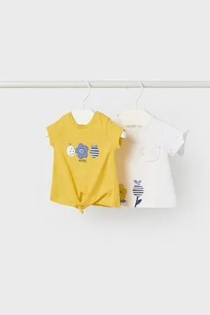 4PC Girls Shirt & Short Playset