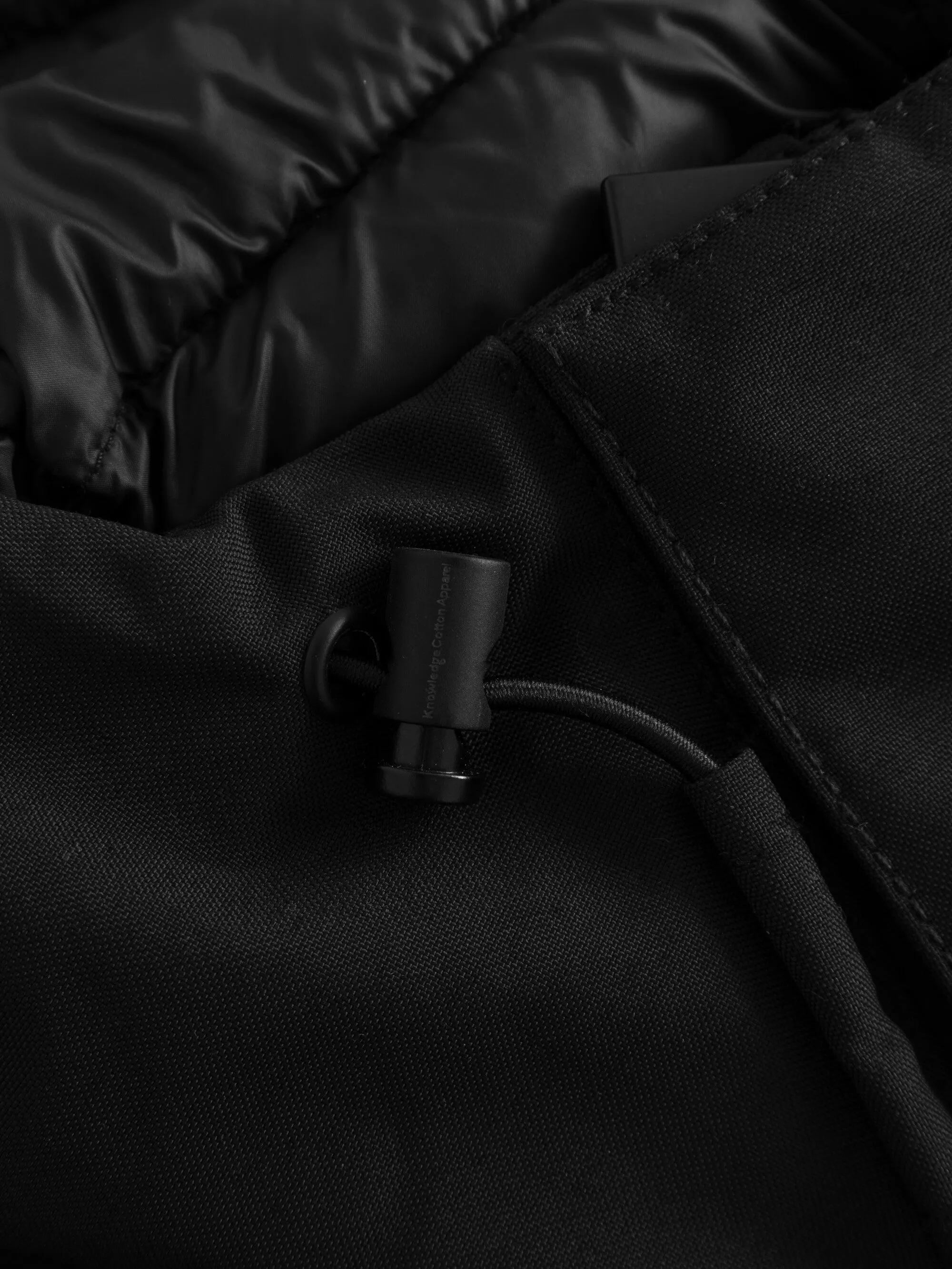 APEX CANVAS™ long padded coat - Black Jet