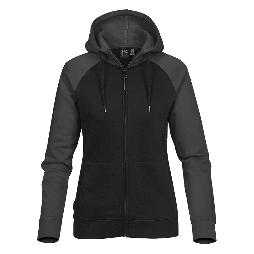 B1873W Ladies Omega Two-Tone Zip Hoodie