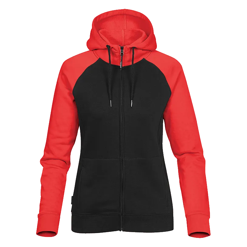 B1873W Ladies Omega Two-Tone Zip Hoodie