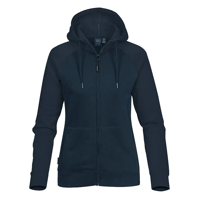 B1873W Ladies Omega Two-Tone Zip Hoodie