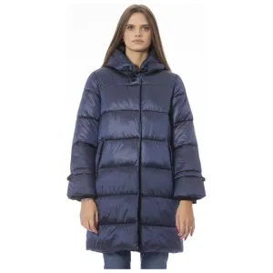 Baldinini Trend Light Blue Nylon Women Jacket