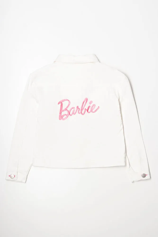 Barbie Denim Jacket Cream