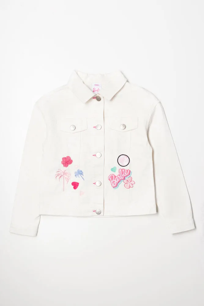 Barbie Denim Jacket Cream