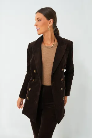 Brown Corduroy Alexander Blazer