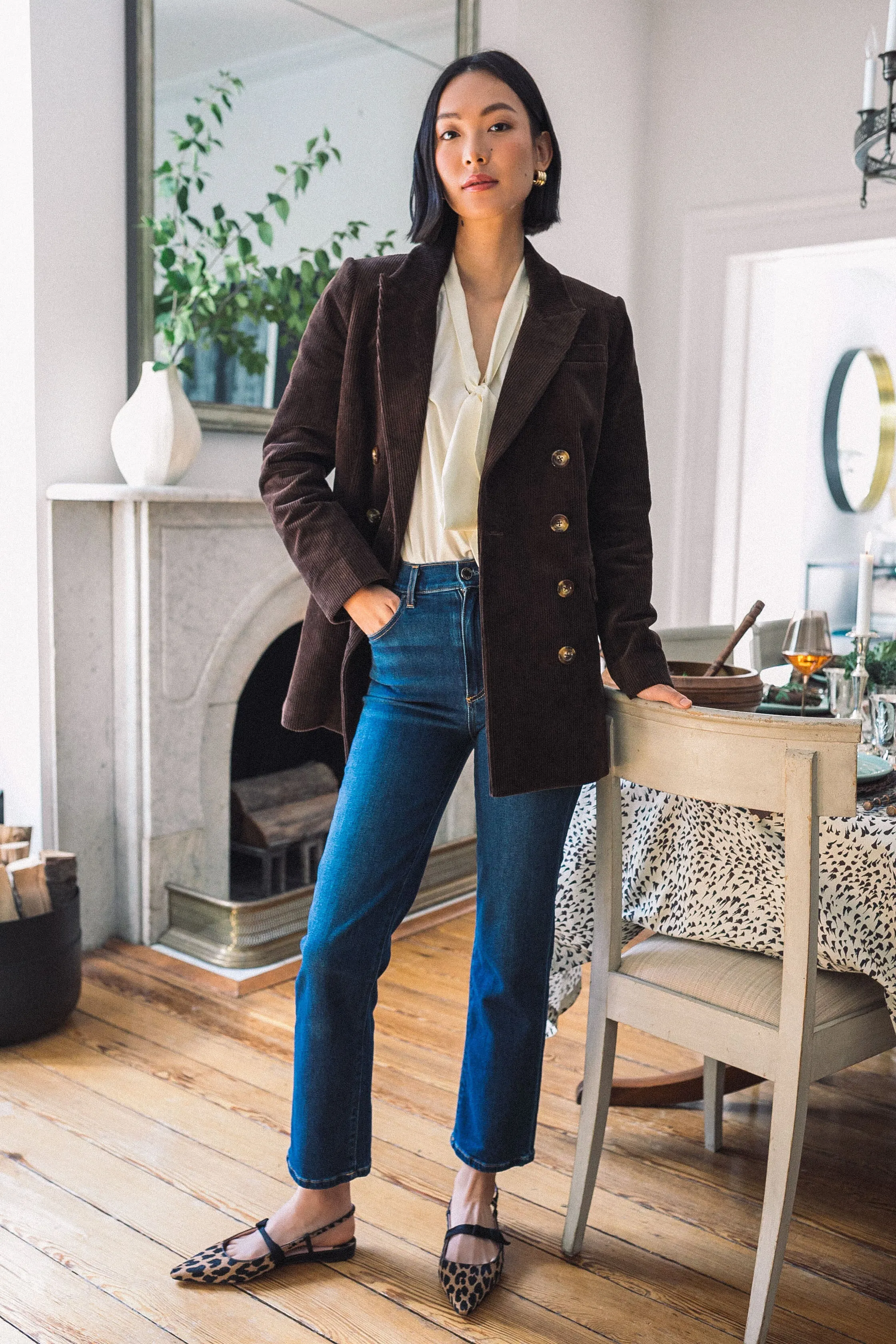 Brown Corduroy Alexander Blazer