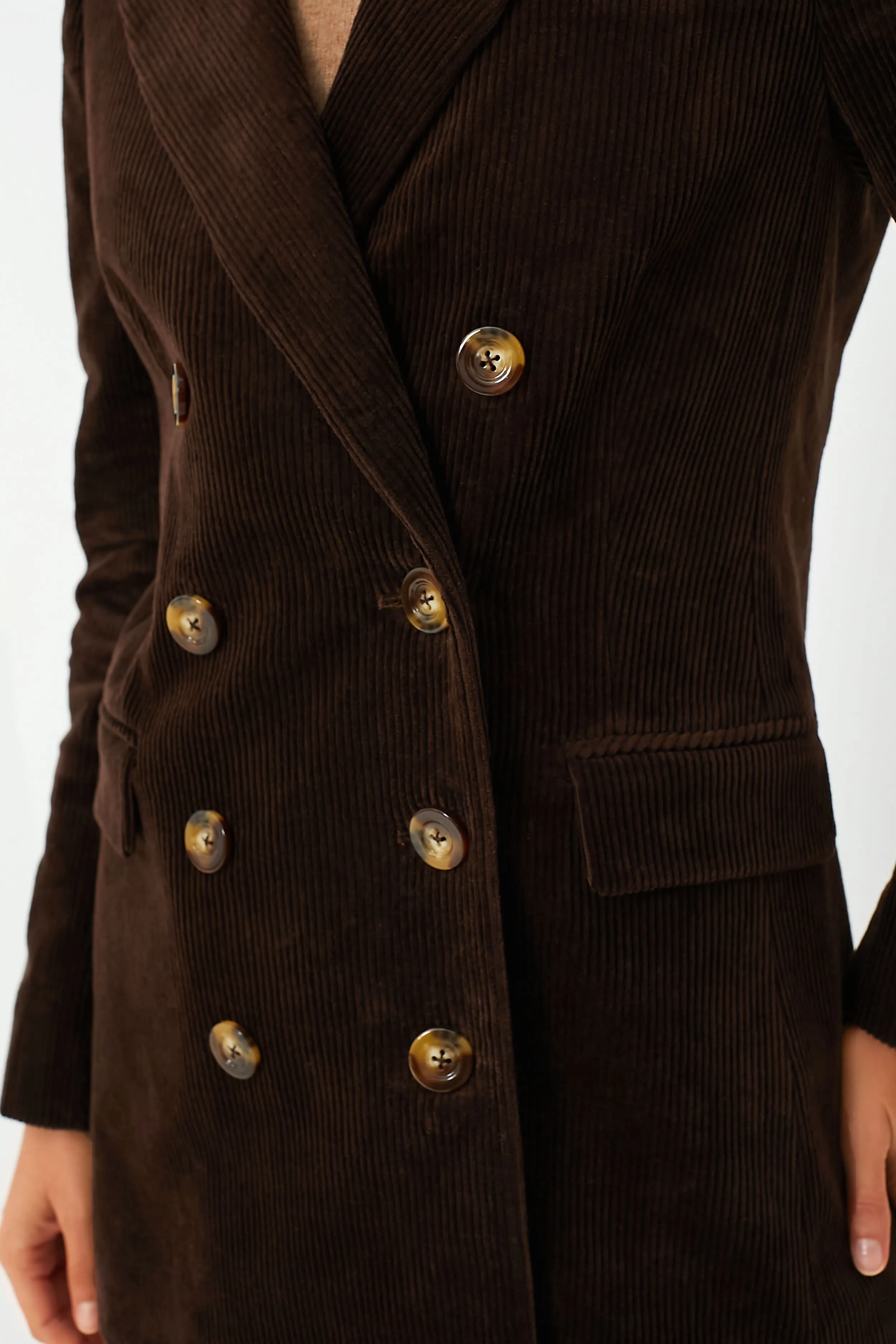 Brown Corduroy Alexander Blazer