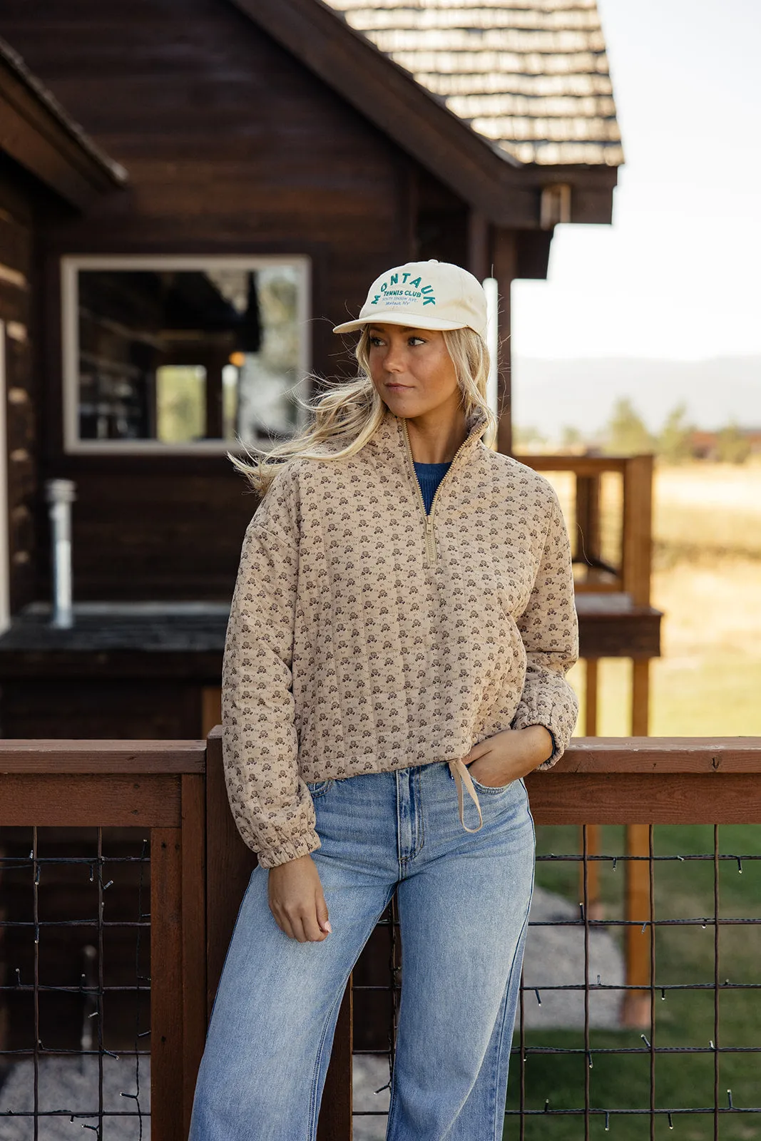 Carry On Quilted Pullover