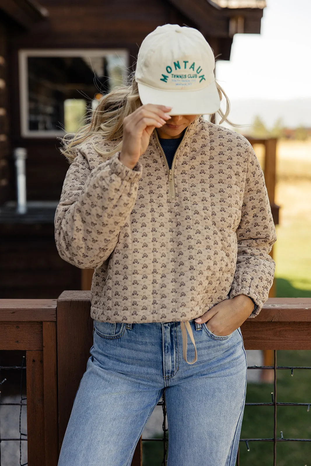 Carry On Quilted Pullover