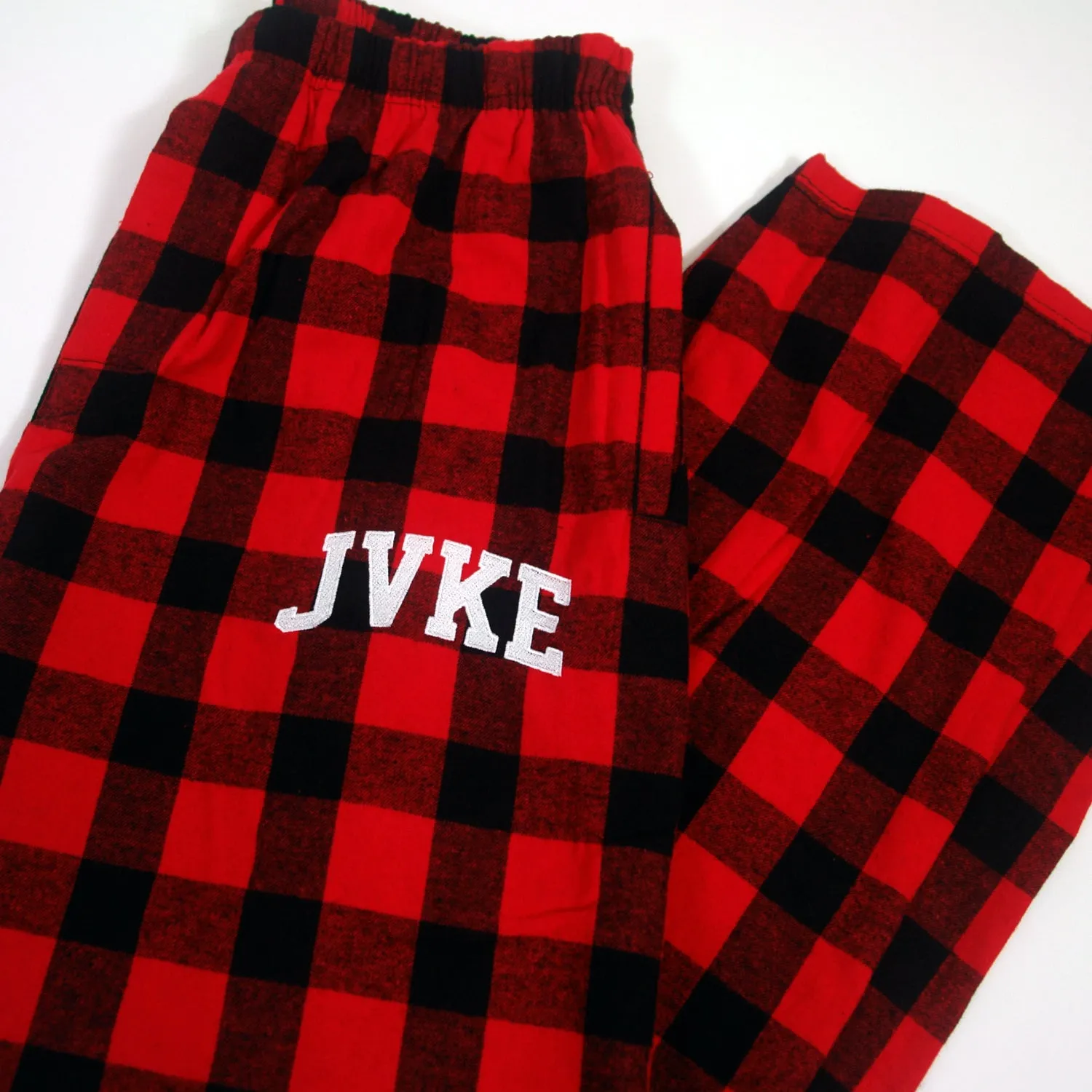 COLLEGE LOGO BUFFALO PLAID PAJAMA PANTS