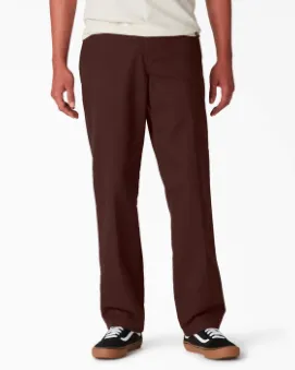 Dickies Skateboarding Slim Straight Work Pants - Chocolate Brown