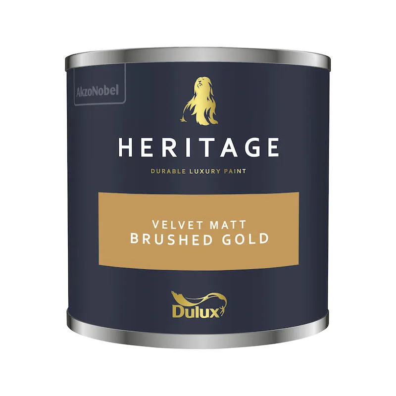 Dulux Heritage Matt Emulsion - Brushed Gold