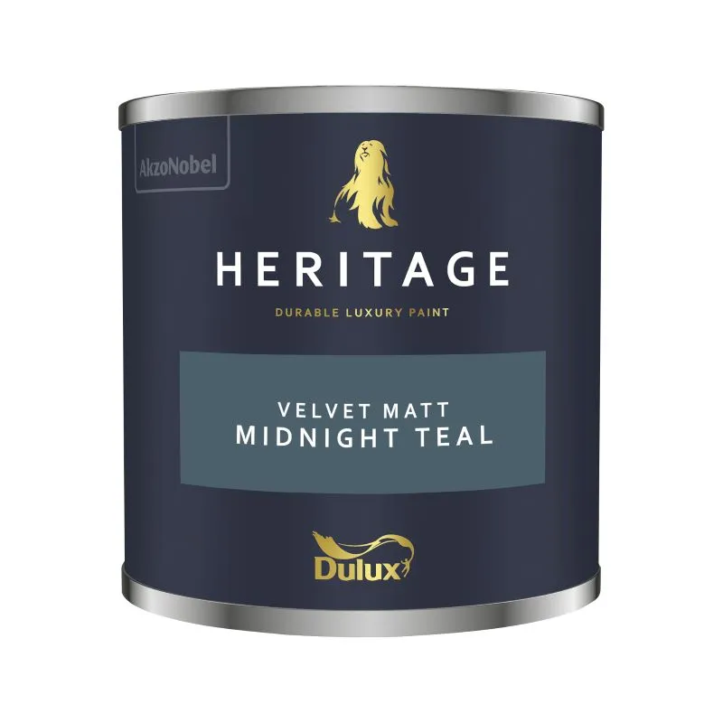 Dulux Heritage Matt Emulsion - Midnight Teal