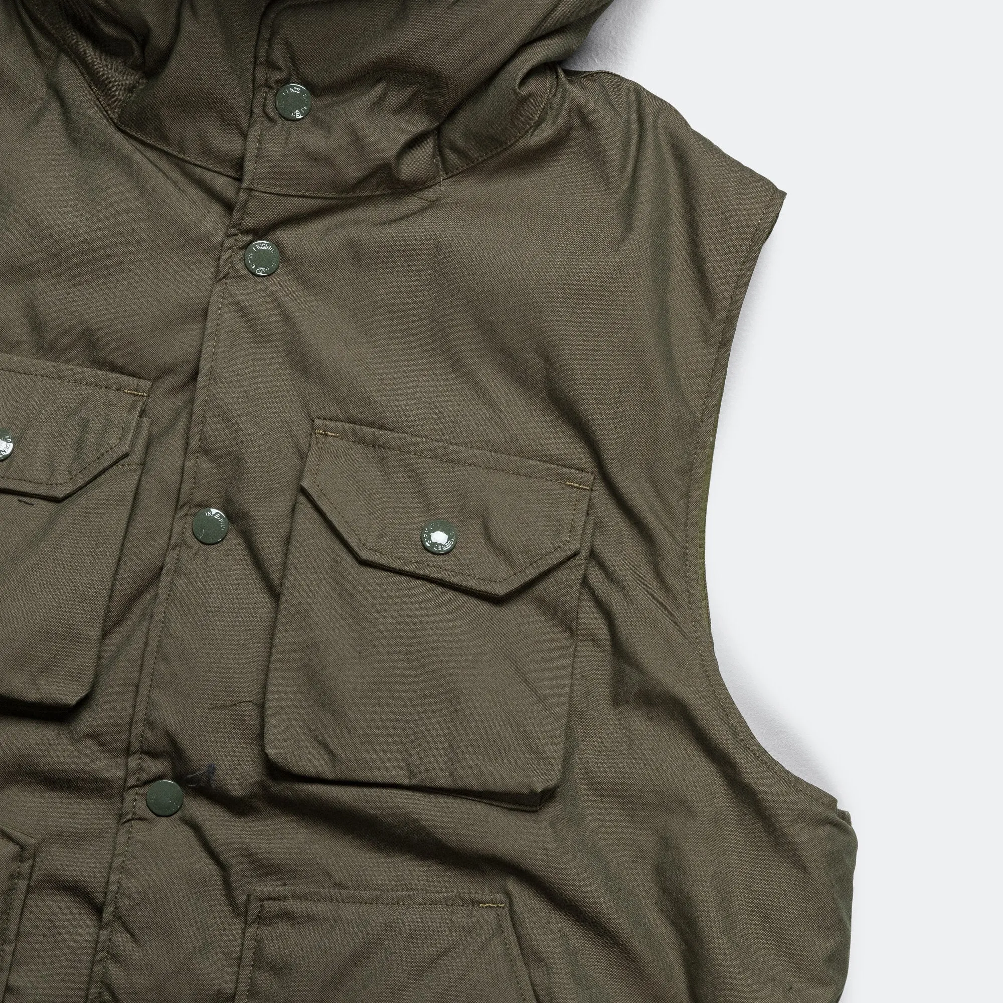 Field Vest - Olive CP Weather Poplin