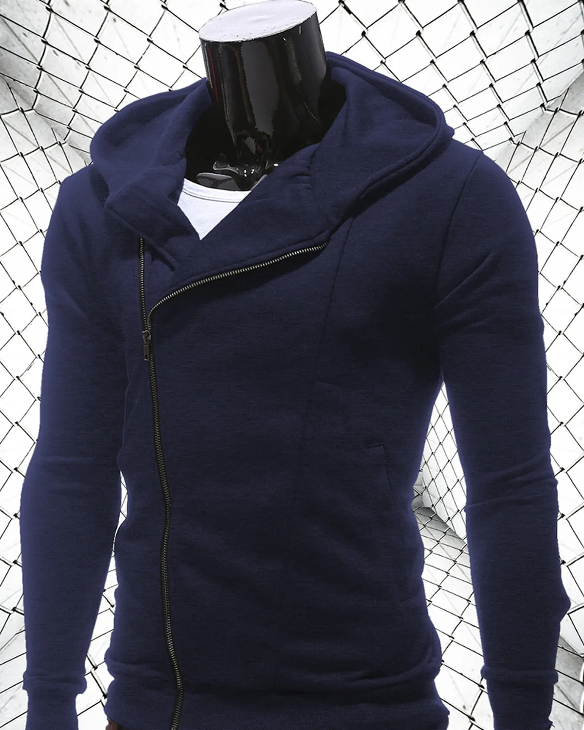 Full Sleeve Assassin Navy Men Casual Jacket