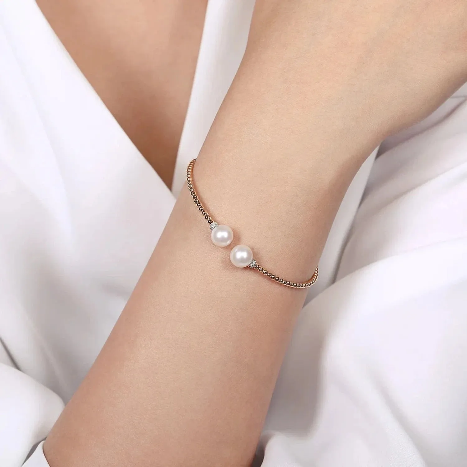 Gabriel & Co. Bujukan Pearl Bangle