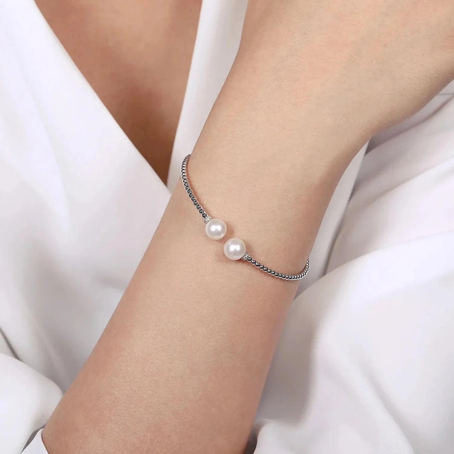 Gabriel & Co. Bujukan Pearl Bangle