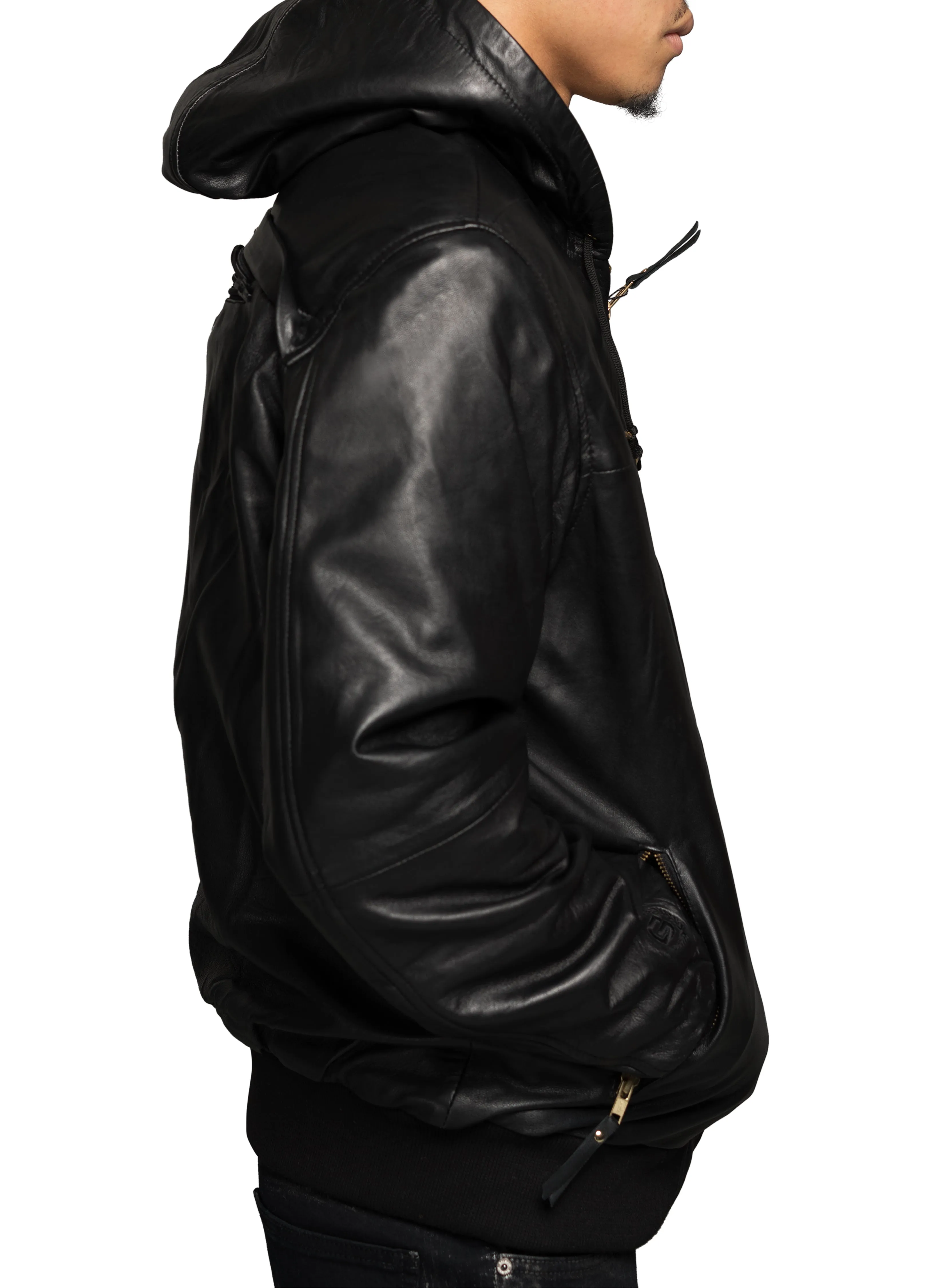 Gully Klassics Sherpa Lined Lambskin Leather Jacket