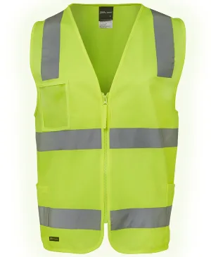 JB's HI VIS DAY/NIGHT ZIP SAFETY VEST - 6DNSZ