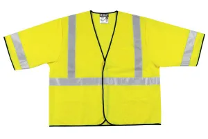 MCR Safety Lime Green, Class 3, Economy Vest