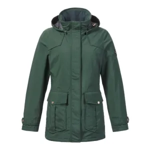 Musto x Fairfax & Favor Odyssey Primaloft Ladies Waterproof Jacket - Darkest Spruce