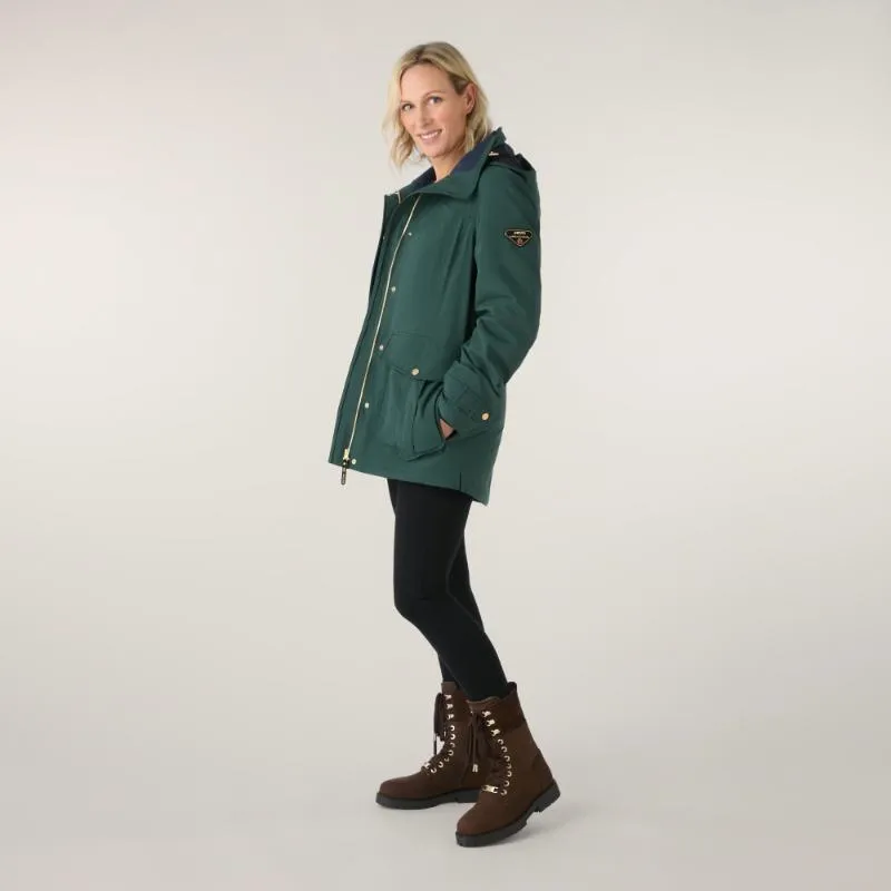 Musto x Fairfax & Favor Odyssey Primaloft Ladies Waterproof Jacket - Darkest Spruce