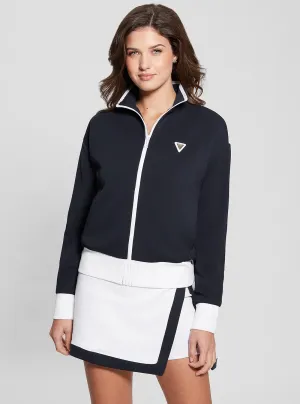 Navy Mylah Zip Jacket