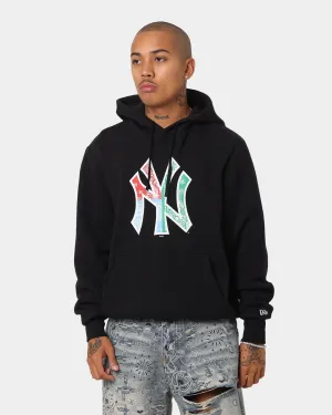 New Era New York Yankees Multi-Coloured Paisley Hoodie Black/Paisley