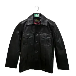 Pointer Original Leather Shirt Jacket Black