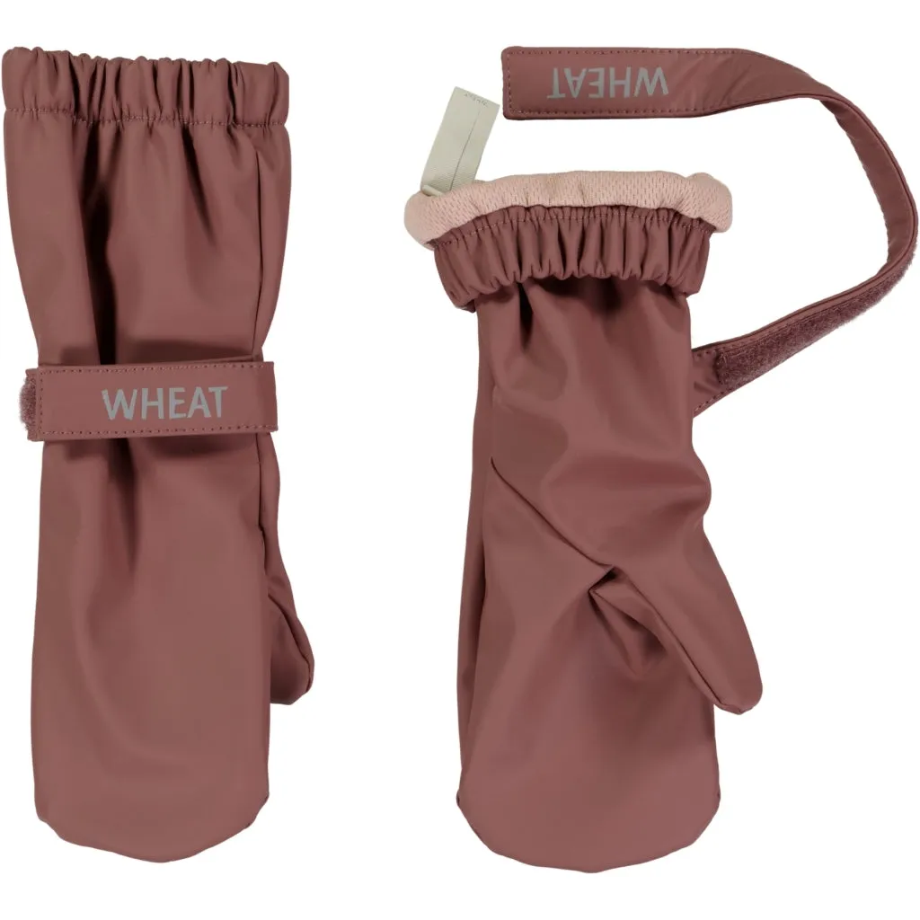 Rain Mittens Rily - plum