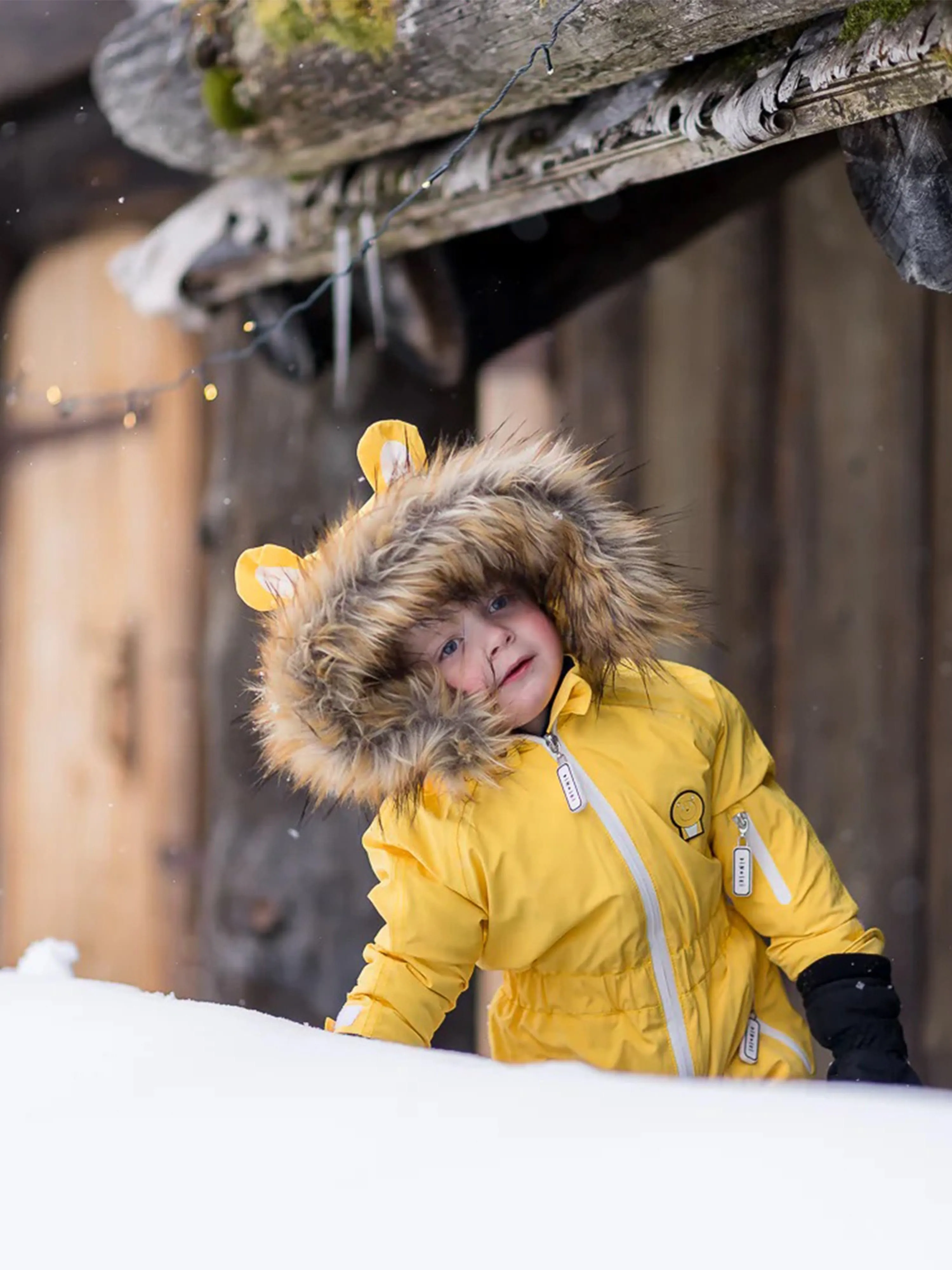 Roarsome Kids Cub Snowsuit in Yellow