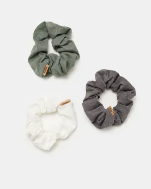 Upcycled Scrunchies 3-Pack