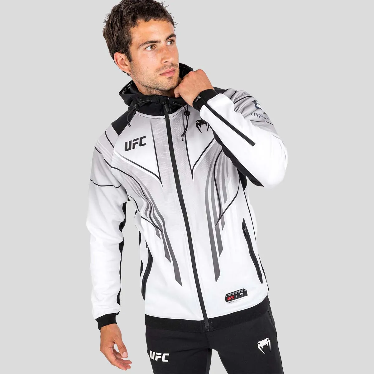 Venum UFC Authentic Fight Night 2.0 Walkout Hoodie White