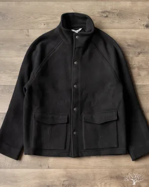 Welding Jacket - Black Melton Wool